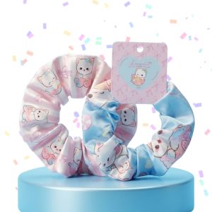 Gnammy Duo Scrunchies - Duo Elastici per capelli in Raso